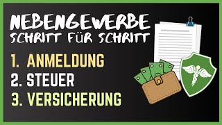 NEBENBEI SELBSTSTÄNDIG  Die ultimative Anleitung zum Gründen im Nebengewerbe [upl. by Seidel]