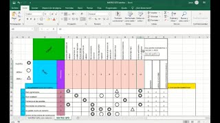 COMO ELABORAR MATRIZ QFD  PLANTILLA EXCEL Paso a paso [upl. by Ticknor]