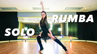 Girls Rumba Solo Latin Dance Intermediate Level Routine  Dafna Choreography  StyleMe [upl. by Denver]