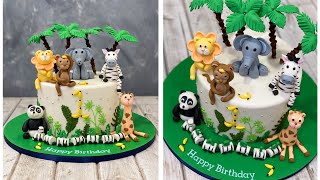 Wild Animal Cake  Jungle Cake [upl. by Ardeth]