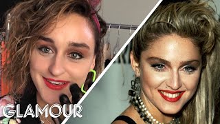 I Tried Every Iconic 1980s Look in 48 Hours  Glamour [upl. by Griggs30]