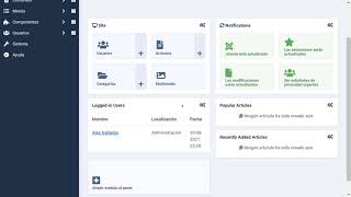 Cómo hacer un sitio web con Joomla 4 [upl. by Portie458]