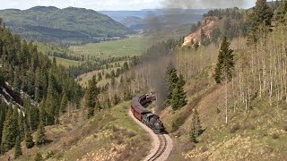 The Cumbres amp Toltec Scenic Railroad  Americas 1 Scenic Train Ride [upl. by Annaitat]