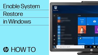 Enable System Restore in Windows  HP Computers  HP Support [upl. by Cotsen]