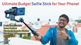 Budget Selfie Stick with 3 axis Stabilization for Your Smartphone [upl. by Anuala]