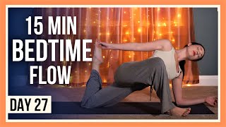 15 min Evening Yoga – Day 27 YOGA FOR SORE MUSCLES [upl. by Arenat521]