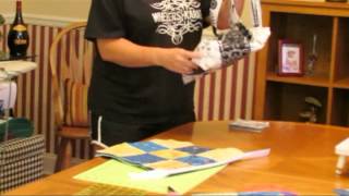 How to make a quilt tote pursehandbag tutorial [upl. by Aerda]