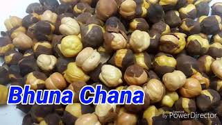 Bhuna Chana  how to make roasted chickpeas  Roasted Kala Chana  dry roasted chana [upl. by Nyssa115]