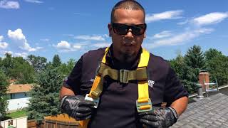 How to Use a Roof Safety Harness  Fall Protection [upl. by Auqemahs407]