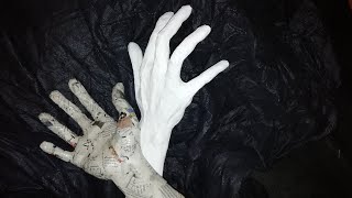 Paper Mache Hand Easy Tutorial [upl. by Nodrog]