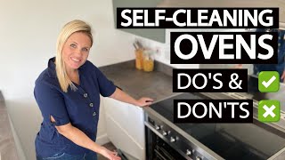 SELF CLEANING OVEN BEFORE AND AFTER amp Dos and Donts [upl. by Lucic]