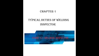 CSWIP 31 – Welding Inspector Chapter1 Audiobook [upl. by Ykcub]