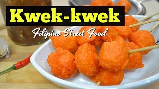 Kwek kwek Filipino Street Food [upl. by Adlen]