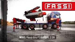 Fassi F1950RAL hydraulic crane [upl. by Ellynn552]