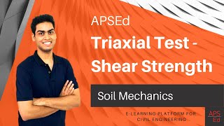 Triaxial Test  Shear Strength  Soil Mechanics [upl. by Zohara]