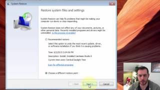 How to Restore Your Computer to an Earlier Date [upl. by Jamel880]