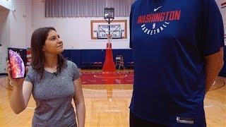 iPhone XS Max ReviewedWith Help from Tallest NBA Player Ever [upl. by Asen]