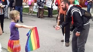 First Grader Stands Up To Homophobic Hate Monger [upl. by Iana454]