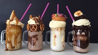 EXTREME MILKSHAKE RECIPES How To Cook That Ann Reardon FREAKSHAKES [upl. by Aman]