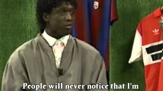 Seedorf interviewed when he was 16 years old [upl. by Fabe303]