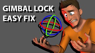 How to fix gimbal lock weird rotation [upl. by Ydennek659]