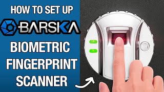 BARSKA Official Biometric Safe Fingerprint Registration Tutorial [upl. by Rior]