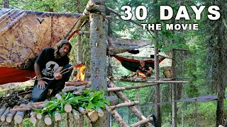 Ovens 30 Day Survival Challenge THE MOVIE Canadian Rockies [upl. by Rosenberg463]