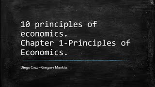 Ten Principles of Economics Chapter 1 Principle of Economics [upl. by Aibsel]