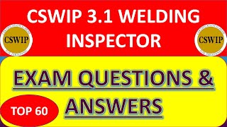 CSWIP 31 Welding Inspector Exam Questions and Answers  Part 1 [upl. by Daukas21]