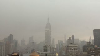 Raw Lightning Hits Empire State Building [upl. by Retsof]