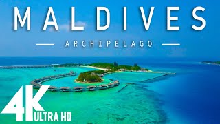 FLYING OVER MALDIVES 4K UHD  Relaxing Music Along With Beautiful Nature Videos4K Video Ultra HD [upl. by Ottillia]