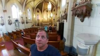 360° Video VR Tour of the Loretto Chapel and the Miracle Staircase Santa Fe NM [upl. by Bushweller]