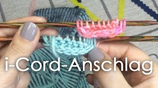 StrickTutorial icordAnschlag [upl. by Georgette]