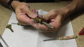 How to ReKey a Schlage DeadBolt Lock [upl. by Tri224]