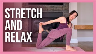 30 min Evening Yoga for Flexibility  STRETCH amp RELAX [upl. by Hairahcez]