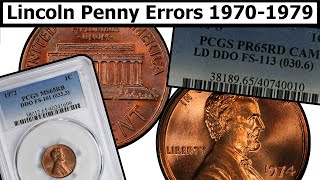 19701979 Lincoln Penny Errors amp Varieties Complete Guide  Values amp Clear Explanation [upl. by Annahtur]