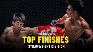 Top Strawweight Finishes  ONE Highlights [upl. by Parette862]