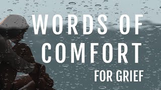 “Words Of Comfort For Grief” Jonathan McKnight [upl. by Hajed]