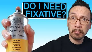 How to use fixative spray  DOs and DONTs [upl. by Rohn]