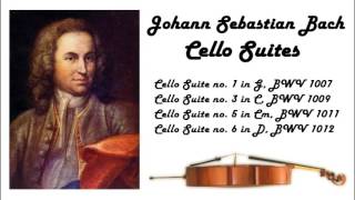 Johann Sebastian Bach  Cello suites in 432 Hz great for reading or studying [upl. by Zicarelli]