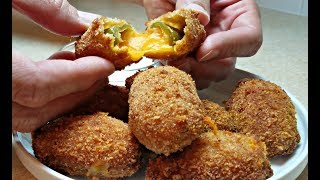 JALAPENO POPPERS  How to make Jalapeno Cheddar Poppers [upl. by Hake383]