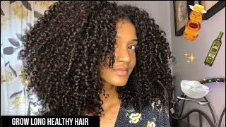 DIY NATURAL HAIR MASK  For Moisture Growth amp Definition [upl. by Sarge]