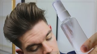 DIY Salt Spray  Voluminous Textured Hair [upl. by Phylys]