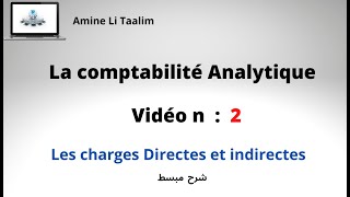 Les charges Directes et indirectes [upl. by Retlaw]