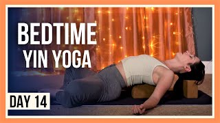 15 min Sleep Yoga – Day 14 FULL BODY RELAXING YIN YOGA [upl. by Fiden]