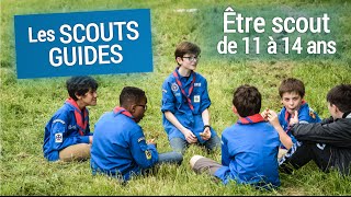 Les ScoutsGuides  être scout entre 11 et 14 ans [upl. by Carmelia]