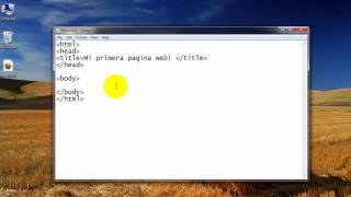 Como crear una pagina web completa en HTML  1 [upl. by Ishmul335]