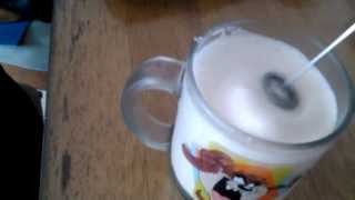 Aerolatte Review Frothing Cold Milk In Under 1 Minute [upl. by Otrepur97]