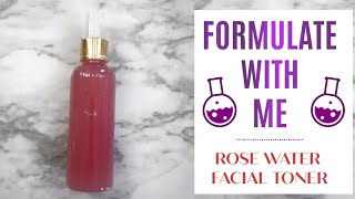 How To Make A Rose Water Facial Toner Alcohol Free [upl. by Rancell]