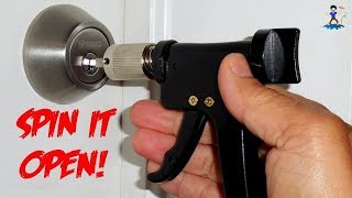 How To Spin Open a Deadbolt Lock [upl. by Linneman309]